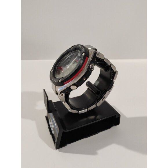 CASIO G-SHOCK GST-W1000D 5445 Solar Black Silver SS Round Ana-Digi 52mm Mens 832 - Picture 11 of 16